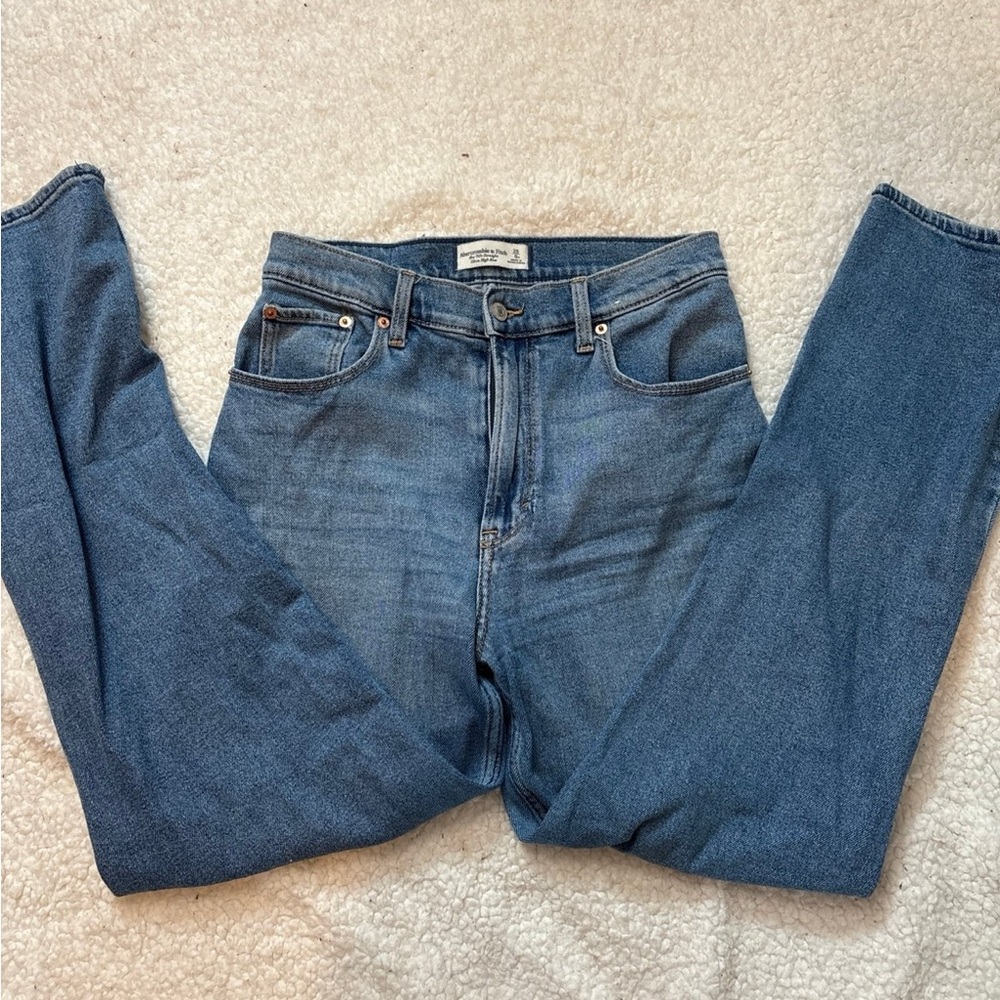 Abercrombie & Fitch High Rise Blue Jeans